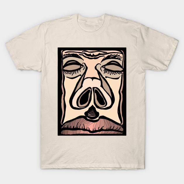 Plastic Mask T-Shirt by JSnipe